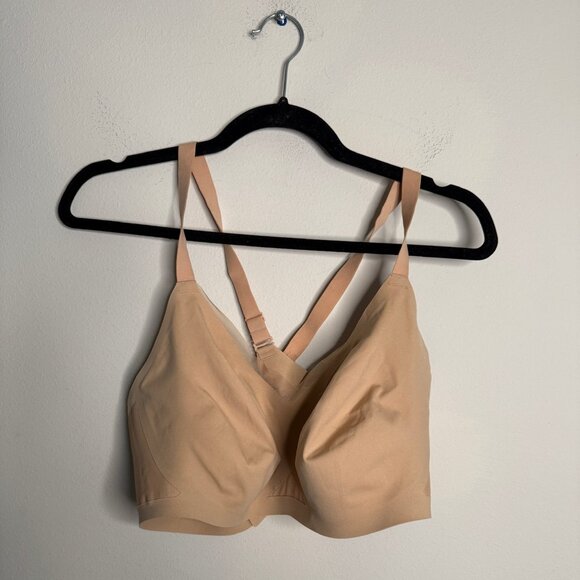 Honeylove Women's 2X Wireless‎ Nude Comfy Support Adjustable Straps Everyday Bra - Picture 2 of 5